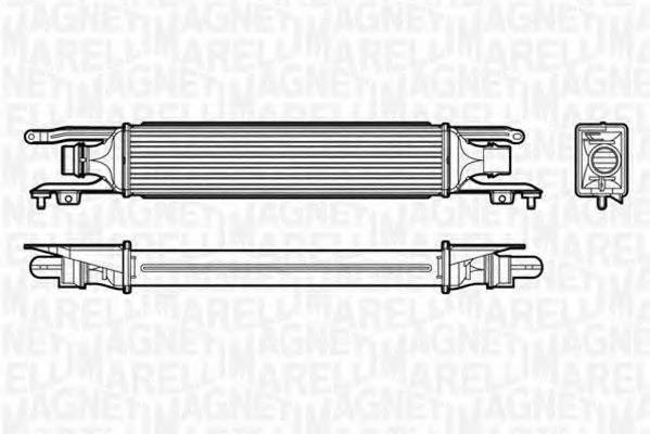 MAGNETI MARELLI 351319201620 Интеркулер для AUDI 100 (Ауди 100) MAGNETI MARELLI 351319201620 Интеркулер для AUDI 100 (Ауди 100)