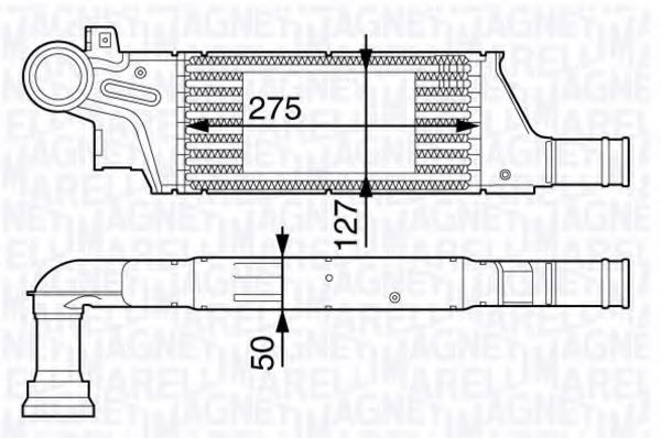 MAGNETI MARELLI 351319201880 Интеркулер для SUZUKI ALTO (Сузуки Алто) MAGNETI MARELLI 351319201880 Интеркулер для SUZUKI ALTO (Сузуки Алто)