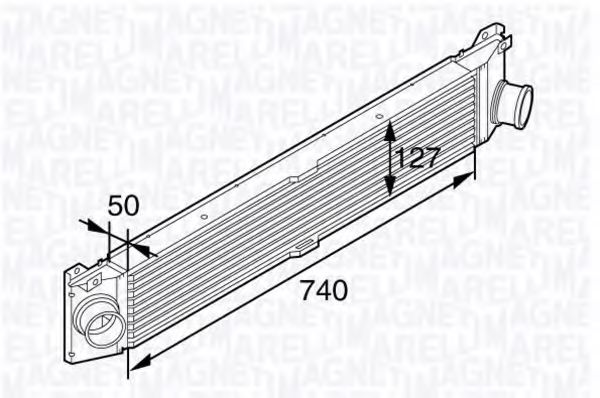 MAGNETI MARELLI 351319202150 Интеркулер для MITSUBISHI STARION (Митсубиши/митсубиси Старион) MAGNETI MARELLI 351319202150 Интеркулер для MITSUBISHI STARION (Митсубиши/митсубиси Старион)