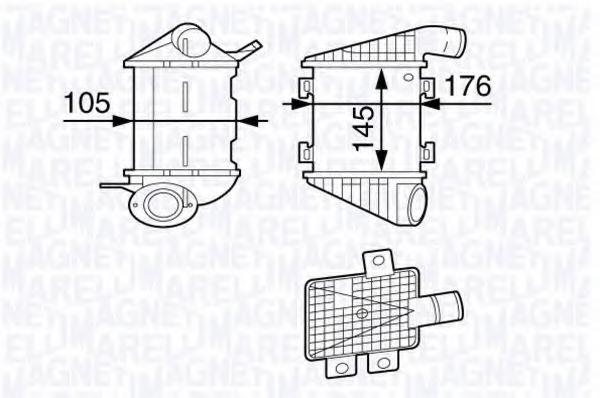 MAGNETI MARELLI 351319202190 Интеркулер для VOLKSWAGEN JETTA II (Фольксваген Жэтта 2) MAGNETI MARELLI 351319202190 Интеркулер для VOLKSWAGEN JETTA II (Фольксваген Жэтта 2)