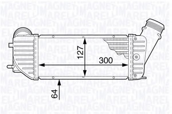 MAGNETI MARELLI 351319202200 Интеркулер для MITSUBISHI ETERNA IV (Митсубиши/митсубиси Этэрна иv) MAGNETI MARELLI 351319202200 Интеркулер для MITSUBISHI ETERNA IV (Митсубиши/митсубиси Этэрна иv)