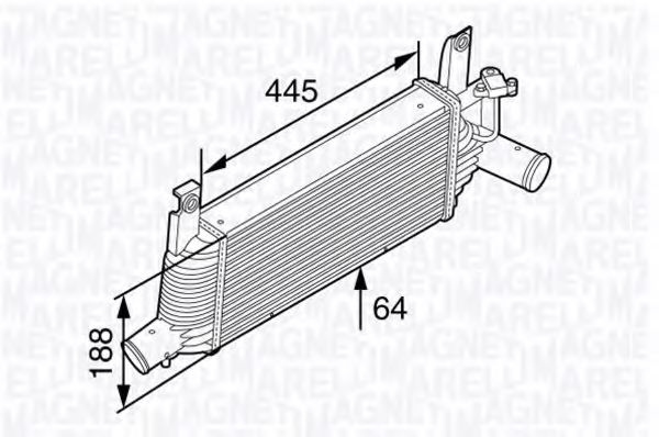 MAGNETI MARELLI 351319202240 Интеркулер для CHEVROLET CAPTIVA (Шевроле Каптива) MAGNETI MARELLI 351319202240 Интеркулер для CHEVROLET CAPTIVA (Шевроле Каптива)