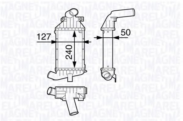 MAGNETI MARELLI 351319202490 Интеркулер для MITSUBISHI LANCER III (Митсубиши/митсубиси Ланcэр 3) MAGNETI MARELLI 351319202490 Интеркулер для MITSUBISHI LANCER III (Митсубиши/митсубиси Ланcэр 3)
