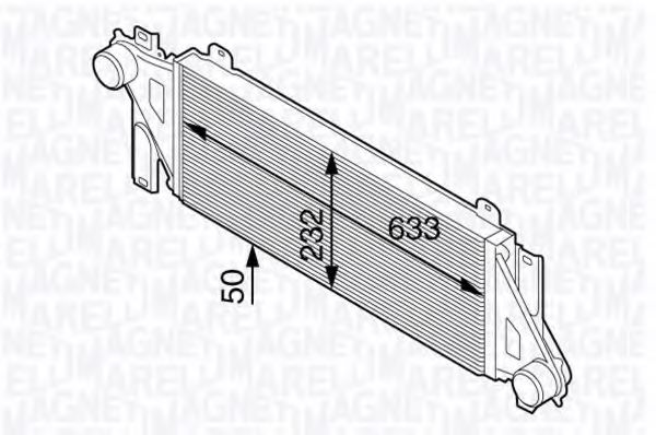 MAGNETI MARELLI 351319202580 Интеркулер 