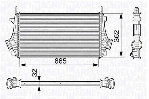 MAGNETI MARELLI 351319202730 Интеркулер для VOLKSWAGEN JETTA II (Фольксваген Жэтта 2) MAGNETI MARELLI 351319202730 Интеркулер для VOLKSWAGEN JETTA II (Фольксваген Жэтта 2)