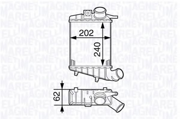 MAGNETI MARELLI 351319202750 Интеркулер для OPEL MANTA B CC (Опель Манта б cc) MAGNETI MARELLI 351319202750 Интеркулер для OPEL MANTA B CC (Опель Манта б cc)