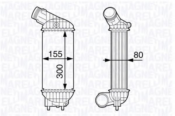 MAGNETI MARELLI 351319202790 Интеркулер для MITSUBISHI SIGMA (Митсубиши/митсубиси Сигма) MAGNETI MARELLI 351319202790 Интеркулер для MITSUBISHI SIGMA (Митсубиши/митсубиси Сигма)