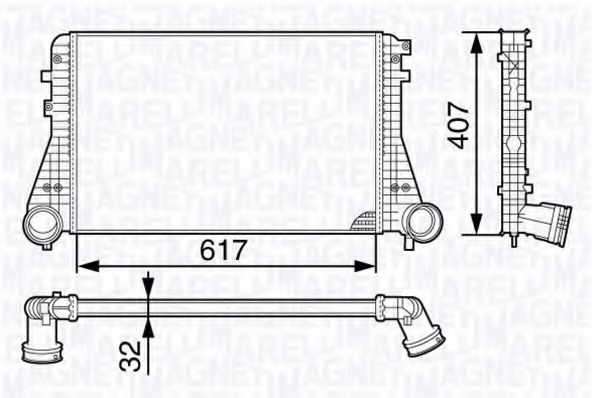 MAGNETI MARELLI 351319202830 Интеркулер для VOLKSWAGEN JETTA I (Фольксваген Жэтта и) MAGNETI MARELLI 351319202830 Интеркулер для VOLKSWAGEN JETTA I (Фольксваген Жэтта и)