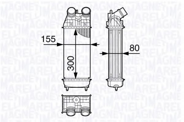 MAGNETI MARELLI 351319202860 Интеркулер для RENAULT LE CAR (Рено Лэ cар) MAGNETI MARELLI 351319202860 Интеркулер для RENAULT LE CAR (Рено Лэ cар)