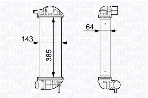 MAGNETI MARELLI 351319202930 Интеркулер для OPEL MANTA B CC (Опель Манта б cc) MAGNETI MARELLI 351319202930 Интеркулер для OPEL MANTA B CC (Опель Манта б cc)
