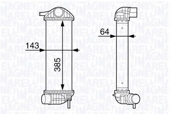 MAGNETI MARELLI 351319202940 Интеркулер для RENAULT LE CAR (Рено Лэ cар) MAGNETI MARELLI 351319202940 Интеркулер для RENAULT LE CAR (Рено Лэ cар)