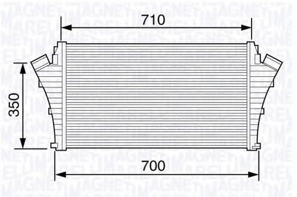MAGNETI MARELLI 351319203510 Интеркулер для VOLKSWAGEN CARIBE I (Фольксваген Cарибэ и) MAGNETI MARELLI 351319203510 Интеркулер для VOLKSWAGEN CARIBE I (Фольксваген Cарибэ и)