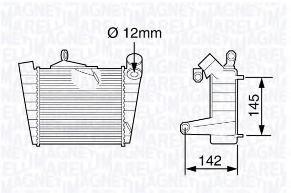 MAGNETI MARELLI 351319203620 Интеркулер для DAIHATSU CHARADE II (Дайхатсу Чарадэ 2) MAGNETI MARELLI 351319203620 Интеркулер для DAIHATSU CHARADE II (Дайхатсу Чарадэ 2)