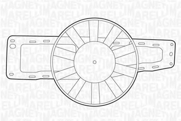 MAGNETI MARELLI 069422217010 Вентилятор, охлаждение двигателя для RENAULT LUTECIA I (Рено Лутэcиа и) MAGNETI MARELLI 069422217010 Вентилятор, охлаждение двигателя для RENAULT LUTECIA I (Рено Лутэcиа и)