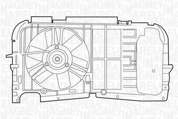 MAGNETI MARELLI 069422370010 Вентилятор, охлаждение двигателя для PEUGEOT 205 I (Пежо 205 и) MAGNETI MARELLI 069422370010 Вентилятор, охлаждение двигателя для PEUGEOT 205 I (Пежо 205 и)