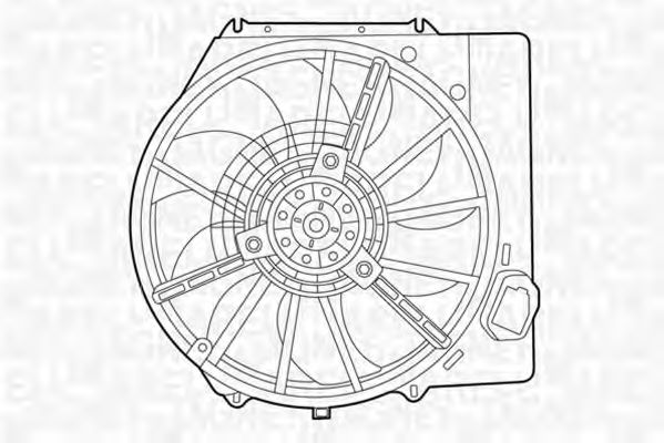 MAGNETI MARELLI 069422437010 Вентилятор, охлаждение двигателя для OPEL COMMODORE B (Опель Cоммодорэ б) MAGNETI MARELLI 069422437010 Вентилятор, охлаждение двигателя для OPEL COMMODORE B (Опель Cоммодорэ б)