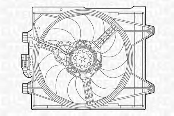 MAGNETI MARELLI 069422448010 Вентилятор, охлаждение двигателя для FIAT 500 C (Фиат 500 c) MAGNETI MARELLI 069422448010 Вентилятор, охлаждение двигателя для FIAT 500 C (Фиат 500 c)