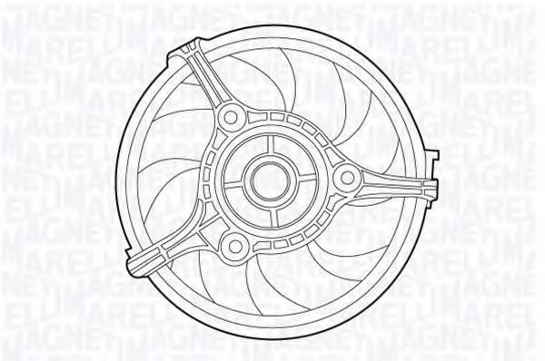MAGNETI MARELLI 069422468010 Вентилятор, охлаждение двигателя для AUDI A6 (Ауди А6) MAGNETI MARELLI 069422468010 Вентилятор, охлаждение двигателя для AUDI A6 (Ауди А6)