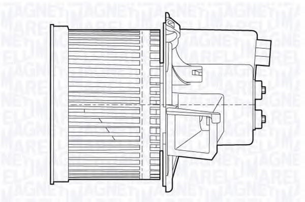 MAGNETI MARELLI 069412652010 Вентилятор салона для FIAT 500 C (Фиат 500 c) MAGNETI MARELLI 069412652010 Вентилятор салона для FIAT 500 C (Фиат 500 c)