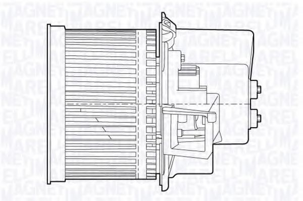 MAGNETI MARELLI 069412654010 Вентилятор салона для FIAT 500 C (Фиат 500 c) MAGNETI MARELLI 069412654010 Вентилятор салона для FIAT 500 C (Фиат 500 c)