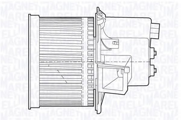MAGNETI MARELLI 069412655010 Вентилятор салона для FIAT 500 C (Фиат 500 c) MAGNETI MARELLI 069412655010 Вентилятор салона для FIAT 500 C (Фиат 500 c)