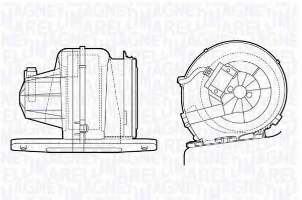 MAGNETI MARELLI 069412709010 Вентилятор салона для RENAULT LUTECIA I (Рено Лутэcиа и) MAGNETI MARELLI 069412709010 Вентилятор салона для RENAULT LUTECIA I (Рено Лутэcиа и)