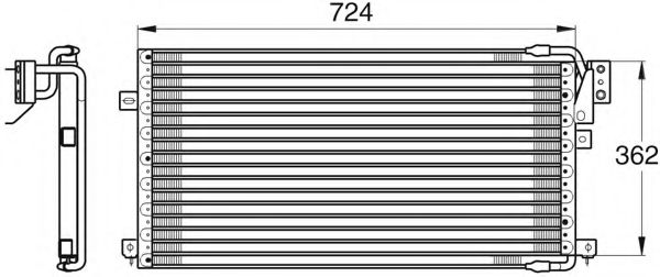 WAECO 8880400064 Конденсатор, кондиционер для CHRYSLER (Крайслер) WAECO 8880400064 Конденсатор, кондиционер для CHRYSLER (Крайслер)