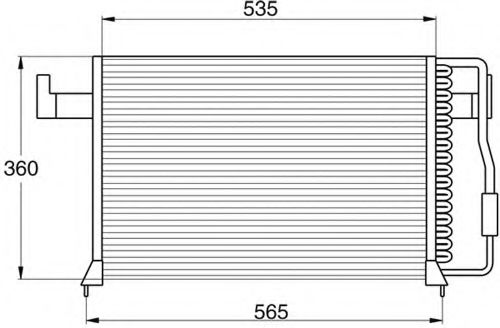 WAECO 8880400066 Конденсатор, кондиционер для CITROëN (Cитроëн) WAECO 8880400066 Конденсатор, кондиционер для CITROëN (Cитроëн)