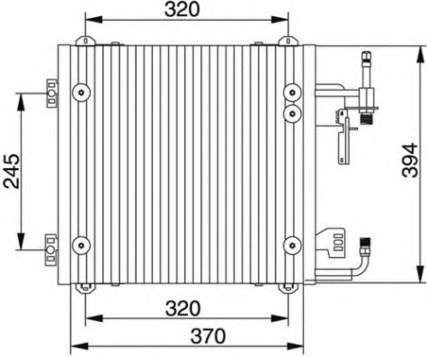 WAECO 8880400142 Конденсатор, кондиционер для RENAULT CLIO I (Рено Cлио и) WAECO 8880400142 Конденсатор, кондиционер для RENAULT CLIO I (Рено Cлио и)