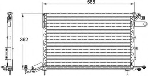 WAECO 8880400143 Конденсатор, кондиционер для VOLKSWAGEN JETTA II (Фольксваген Жэтта 2) WAECO 8880400143 Конденсатор, кондиционер для VOLKSWAGEN JETTA II (Фольксваген Жэтта 2)
