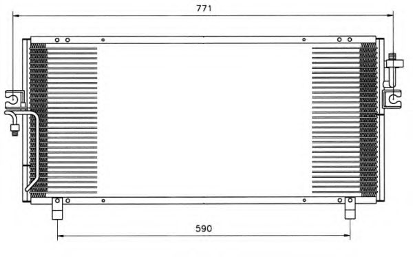 WAECO 8880400356 Конденсатор, кондиционер для NISSAN PRIMERA (Ниссан Примера) WAECO 8880400356 Конденсатор, кондиционер для NISSAN PRIMERA (Ниссан Примера)